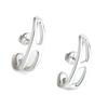 Hermes Chaine DAncre Monochrome Decoration 925 Silver Earrings Women Earrings H124501B00