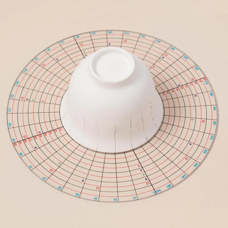 All-Round Pottery Dividing Tool - Multifunctional Ceramic Ruler for Measuring, Equal Partition, Drawing & Clay Craft