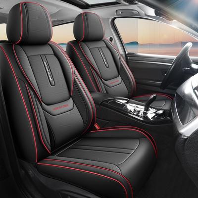 All-Leather Universal Car Seat Cushion for SUVs, Sedans, and Pickups - Four Seasons Use (Model PG25)