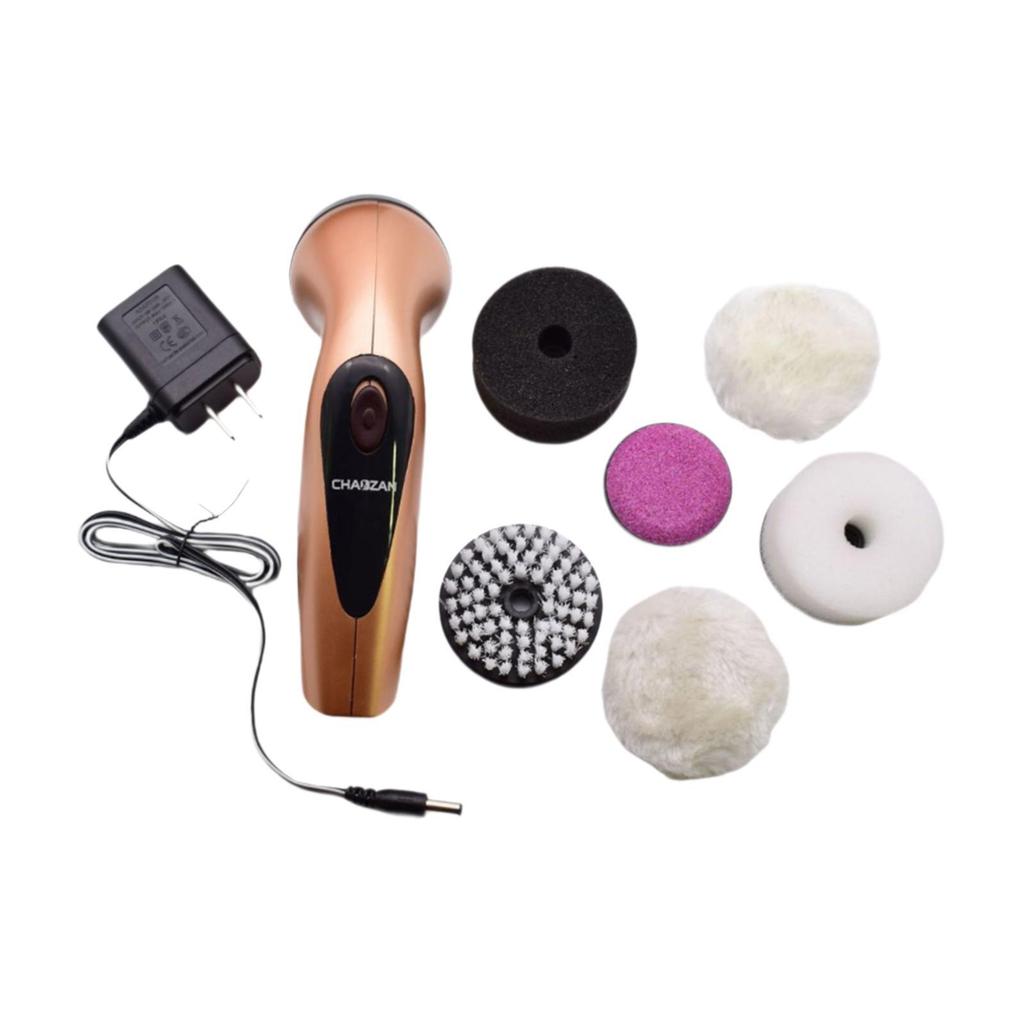 Electric Shoe Polisher Brush Buffer Cordless Portable for Sneaker Shoes Bags