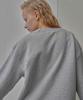 ONNE Snap Pointed Logo Sweatshirt Gray