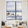 Home Easy-to-Install Windproof Thermal Film, Winter Sealing Window Draft Stopper Leak-Proof Curtain, High Transparency Thickened Plastic Sheet