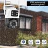 8MP Wifi-kamera PTZ utendørs nattsyn Dual Screen Human Detection 4MP sikkerhetsbeskyttelse CCTV-overvåking IP-kamera