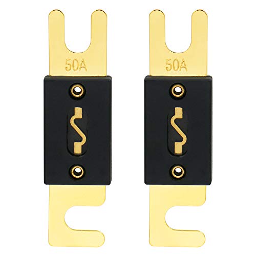 

Heschen Car ANL Fuse 50A Automotive Motorcycle Audio Subwoofer Supplies Pack of 2