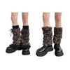 1 Paar Flauschige Kunstpelz Beinwärmer Kunstpelz Flauschige Lange Stiefel Manschetten Abdeckung Warm Pelzig Kostüm Geschenke für Damen Mädchen