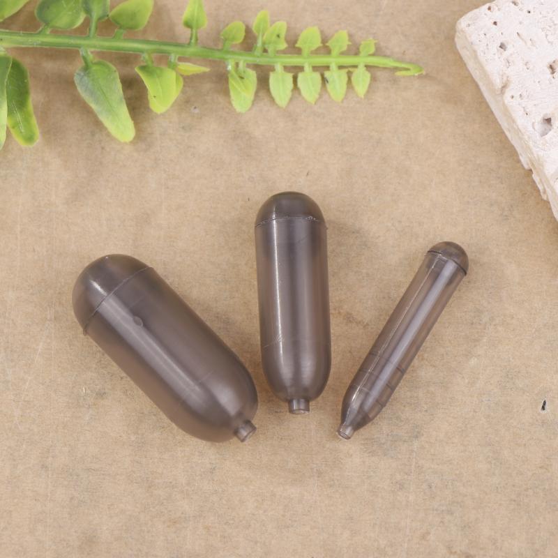 50Pcs 3 Size Fishing Hair Rigs Hook Floating Suspension Ready-To-Use Carp Fishing Hook Buoyancy Tube Plastic Anti Bottom