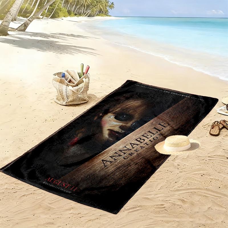 Horror Unveiled Beach Towel Outdoor Camping Soft Outdoor Pool Towel Quick-drying Swim Towel Absorbent Bath Towel Beach Towel Comfort Fashion Beach