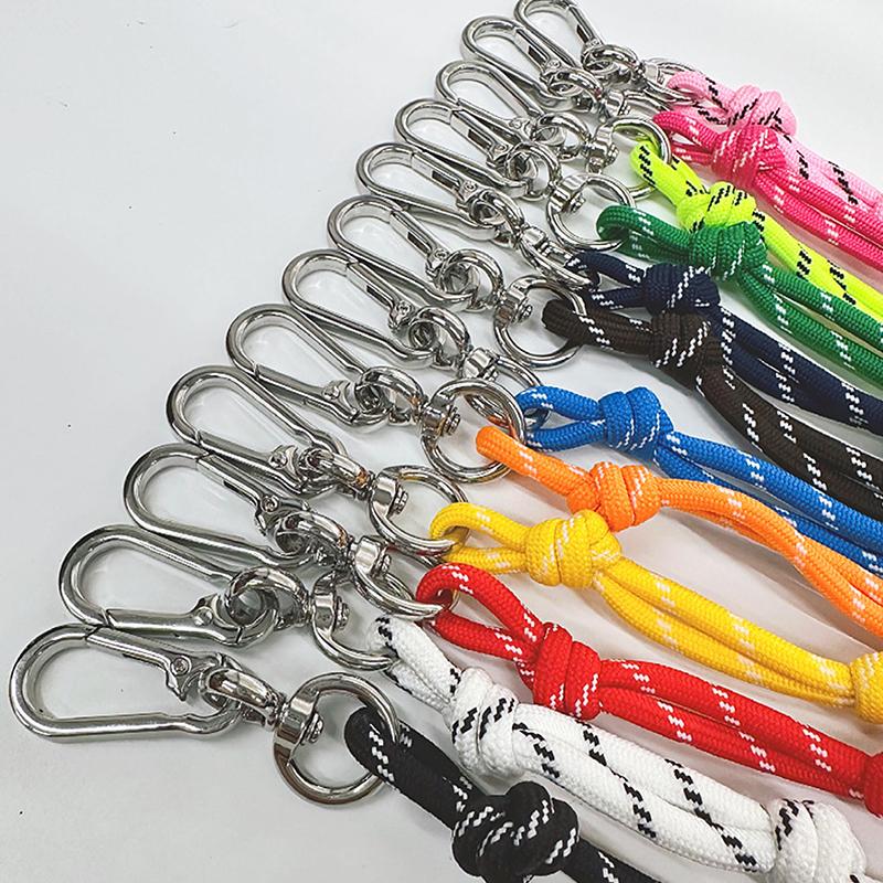 Colorful Key Lanyard Keychain Pendant Simple Bag Pendant Unique Handmade Keyrings Suitable For Backpacks Bag And Keys