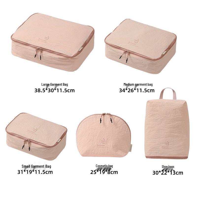 Reise Nylon 5-teiliges Aufbewahrungsset: Tragbarer Multifunktions-Organizer für Koffer