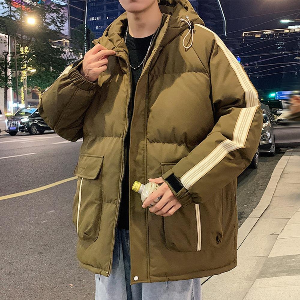 Padded-on men's coat winter thickened thermal padded jacket boys bread clothes winter down padded clothes men