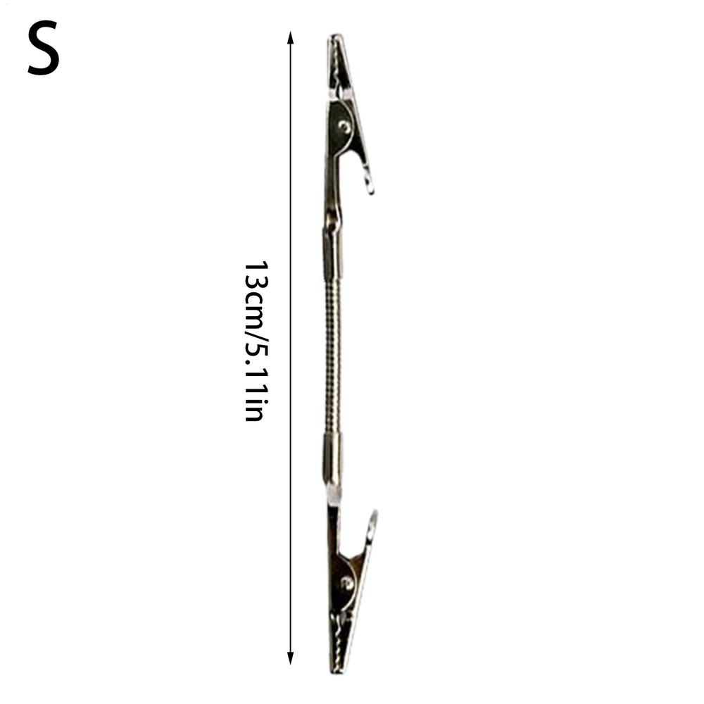 Flexible Clip Double-Head Incense Holder Outdoor 10 Piece Storage Supplies Portable Long Hose Label Clamp Tags Postcards For