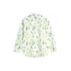 Li Ning Full Print Single Button Casual Loose Long Sleeve Shirt Women Shirts White ASHU090-2