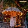 Woven Bamboo LED Decorative Lantern String Lights