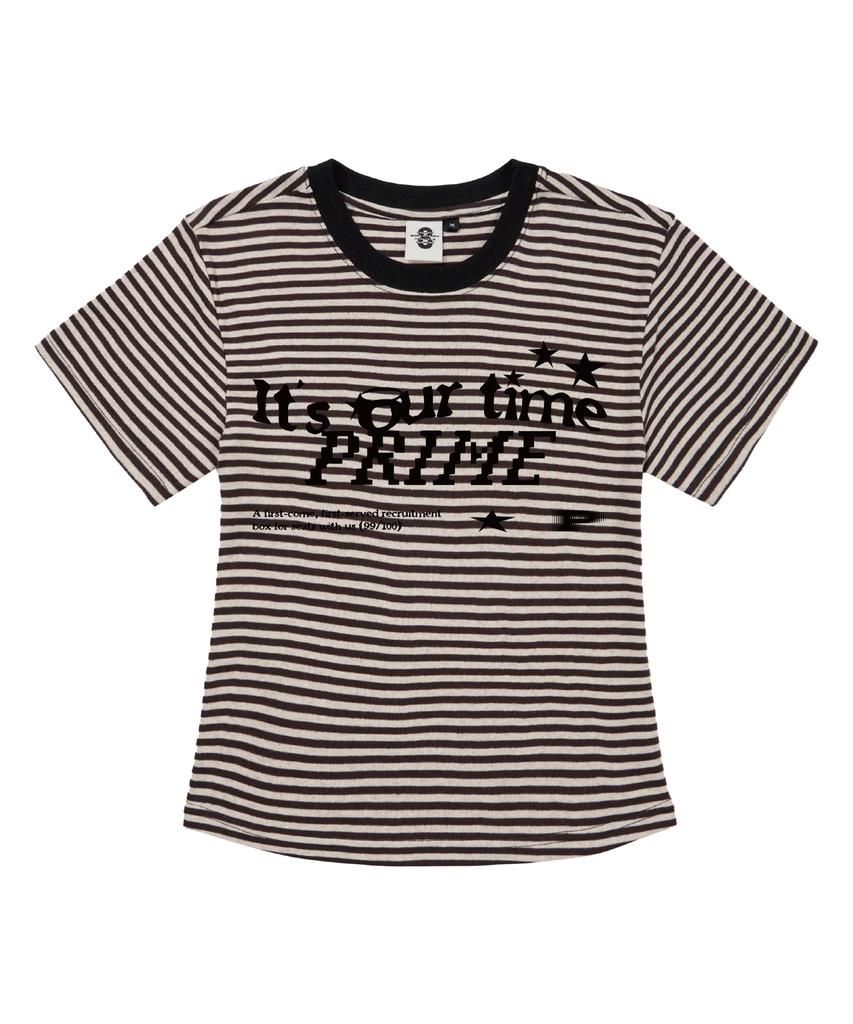 PRIMATE Overdose Women'S Short Striped Short Sleeve 5 Colors