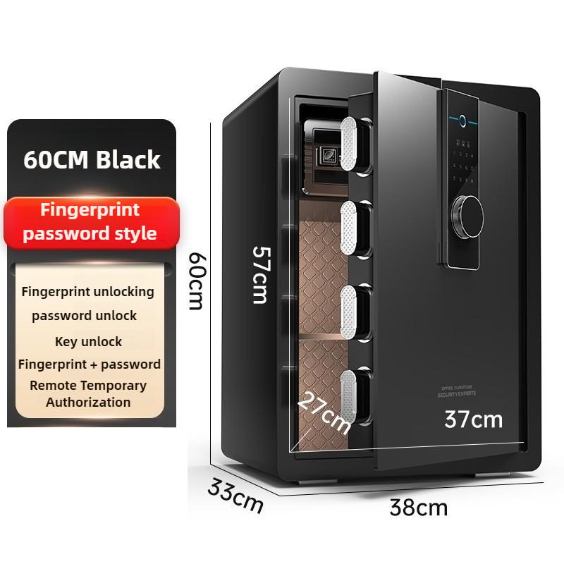 Anti-theft Alarm Digital Safe Deposit Box Small Home Office Safe Box All Steel Bedside Cabinet File Storage Rack