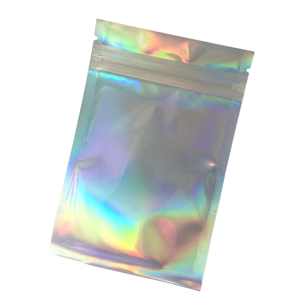 

50PCS Resealable Ziplock Bags Aluminum Foil Pouch For Party Food Storage