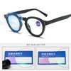 Retro Oval Women Reading Glasses Vintage Round Frame Men Far Sight Glasses Personalized Anti Blue Light Presbyopia Glasses