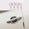 For Kia Forte K3 2014-2018 Chrome Steel Outside Door Bowl Cup Cover Trim 8pcs