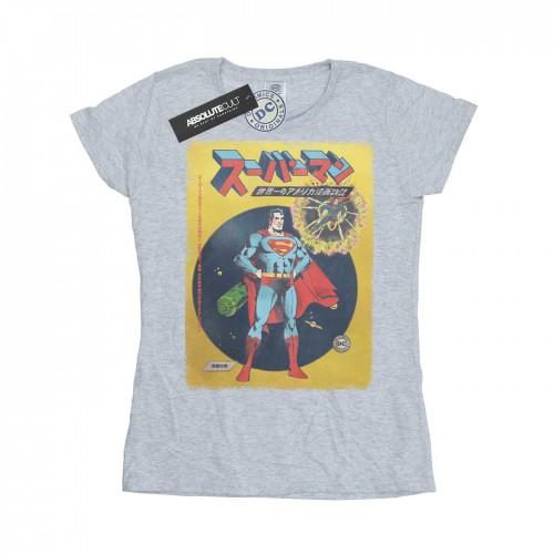 DC Comics Womens/Ladies Superman International Cover Cotton T-Shirt