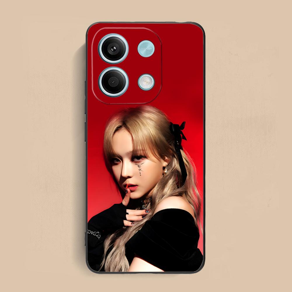 KPOP Girl Winter Phone Case for Xiaomi Redmi Note 14 13 12 11 S Pro Plus 4G 5G Soft TPU Shockproof Cover
