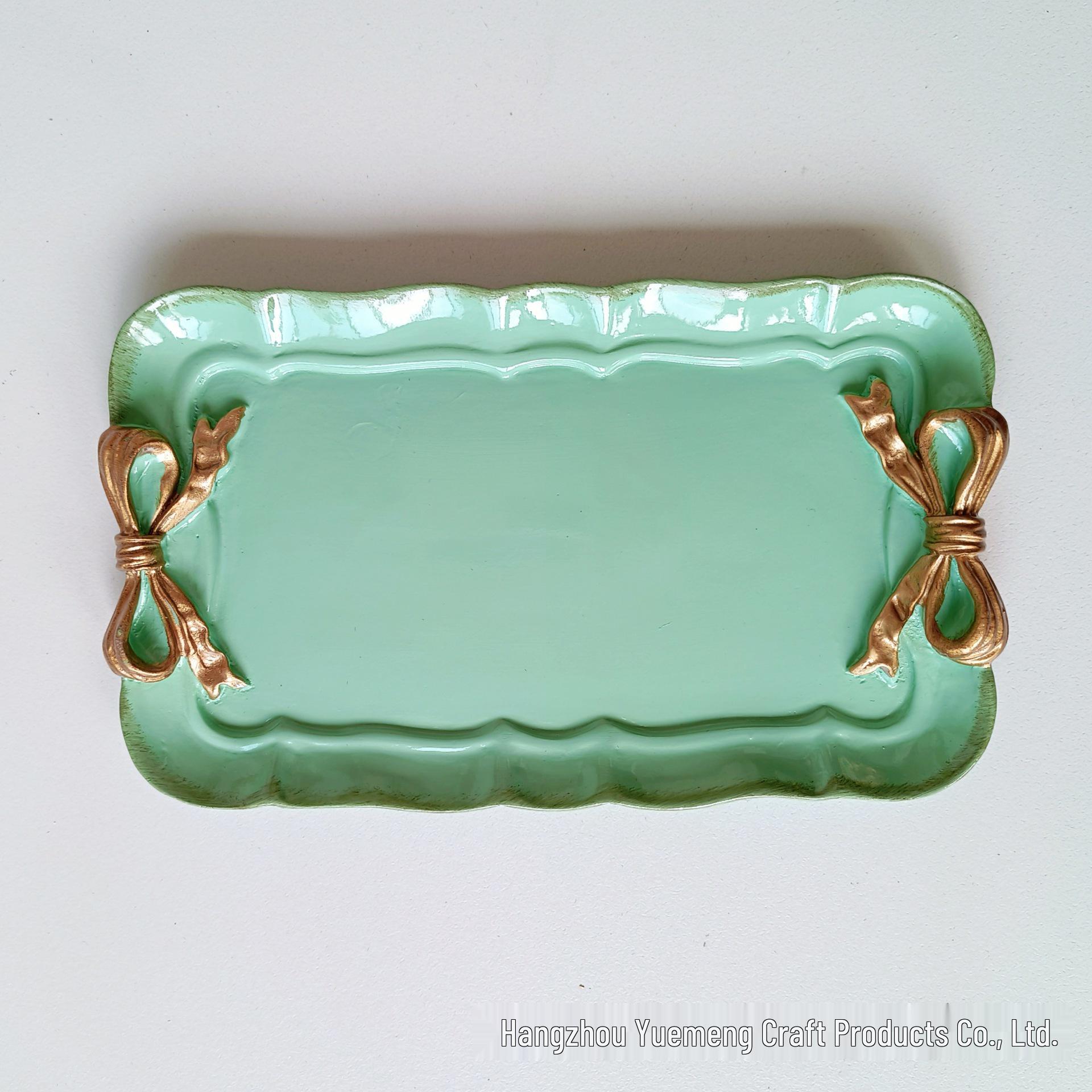 

Ретро смола поднос для десертов и украшений - Вдохновленная Японией тарелка для фруктов и выпечки