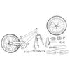 Kids Bike 24 Inch 6 Speed for Ages 8 12 Red