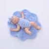 Cloveray 5-inch (12cm) Reborn Doll, Silicone, Full Body, Realistic Baby Doll, for Collection, Gift & Artificial Insulation (Blue)