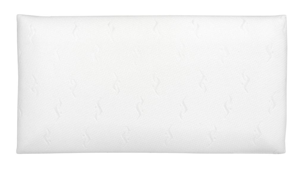 Orthopedic Flat Thermoplastic Memory Pillow + Zippered Case