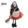 Halloween Celebration Decor Witch Broomstick Hanging Ornament Spooky Fabric Pendant for Party Bar Indoor Home Trick or Treat Festive Decoration Gift
