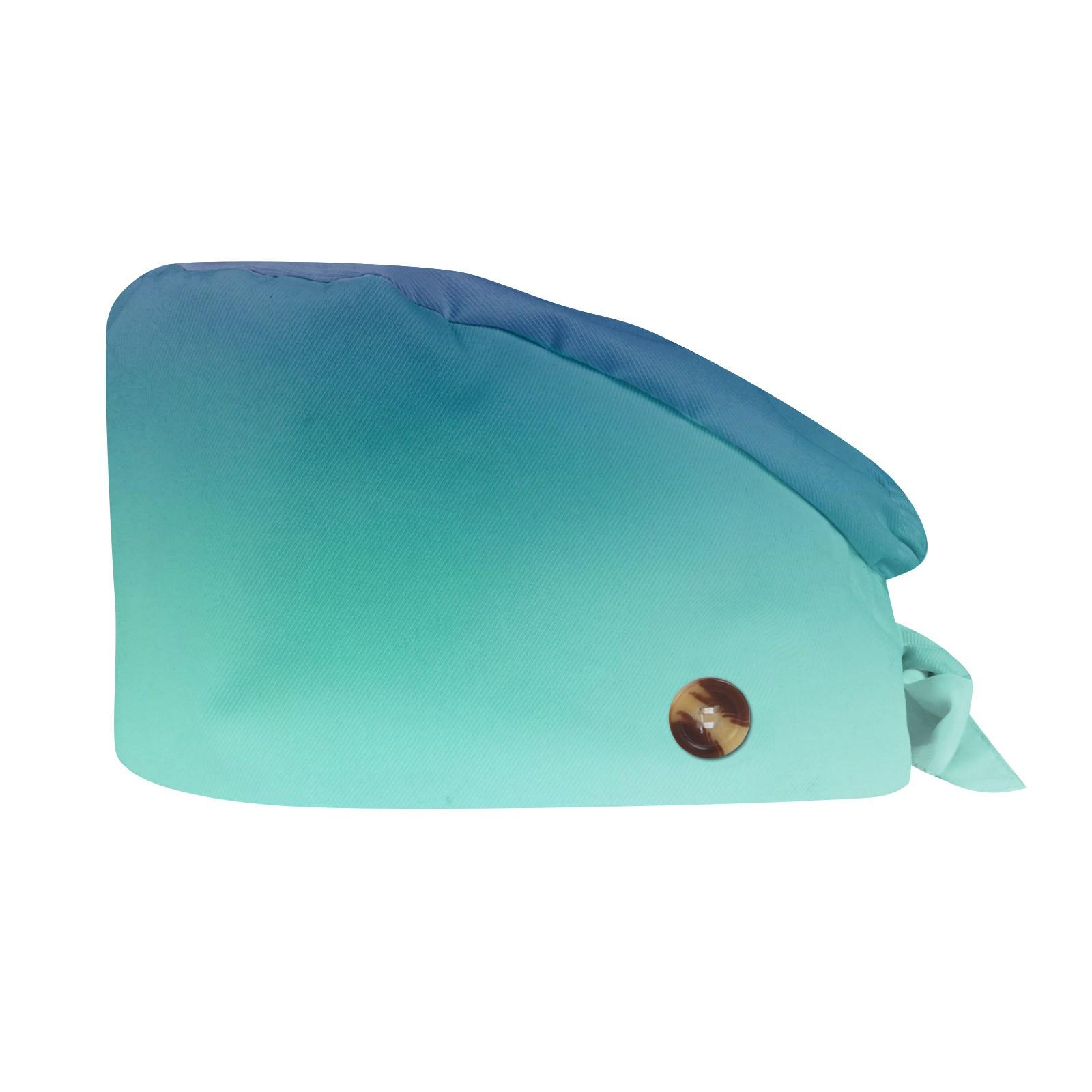 

Модная рабочая кепка с принтом «градация» Повседневная кепка-мешочек One Size циан