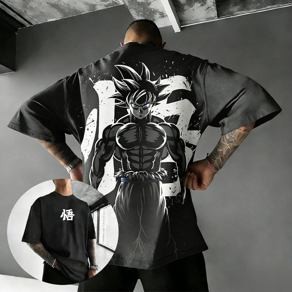 2026 Summer Y2k Dragon Ball Goku Graphic T Shirt Men Women Anime Print Oversized Cotton Short Sleeve Tee Streetwear Casual Tops