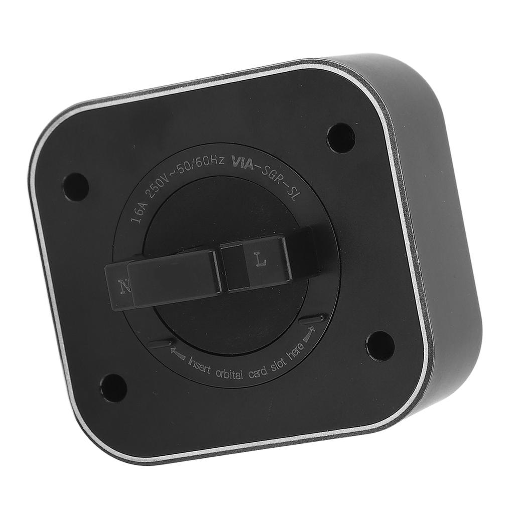 Square Track Adapter Multifunctional Cordless Power Extension Outlet Surface Mounting 250V 16A