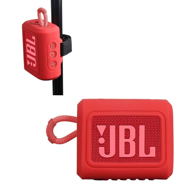 

JBL GO 3 Protective storage silica gel shell for Bluetooth speakers - Hermitshell (red)