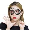 Number Crystal Frame Party Dress-up Glasses for Adults Birthday Christmas Party