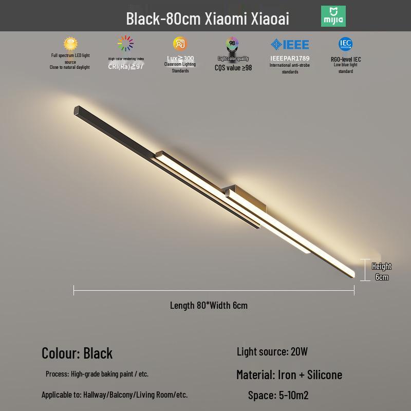 2025 Modern Minimalist Hallway & Corridor Light - Simple Design for Entrance, Balcony & Wardrobe Spaces