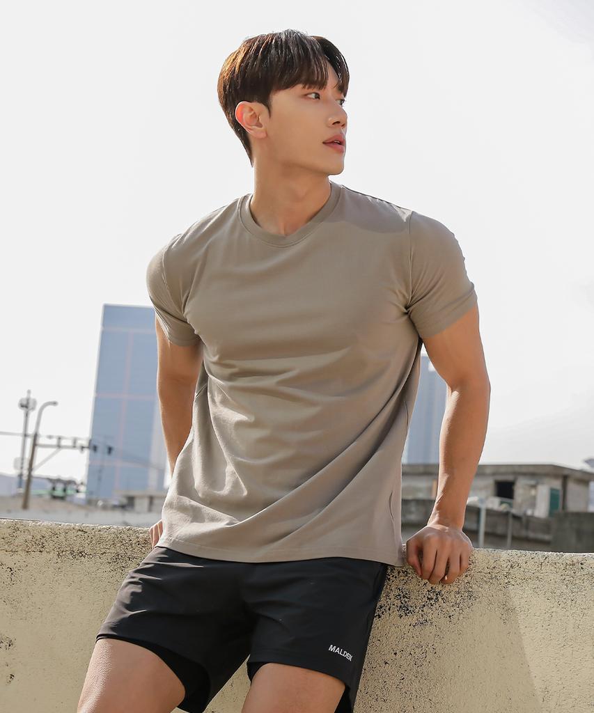 Moldeun Standard Muscle Fit Plain T-Shirt (Type A)