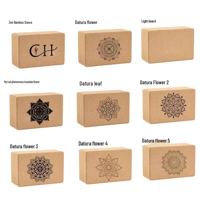 LISM Natural Cork Yoga Block