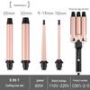 5-in-1 Multifunctional Curling Iron Head Set with Big Wave & Egg Roll Attachments