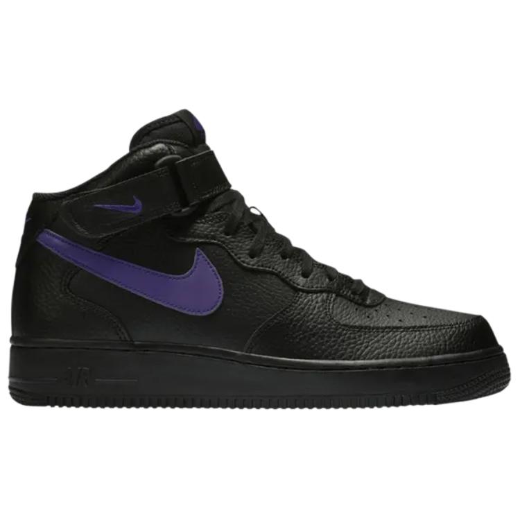Nike Air Force 1 Mid top Skateboardové boty Pánské Černé 315123-044