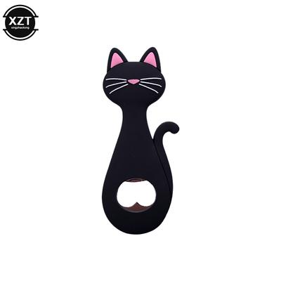 Magnetischer Kühlschrank-Flaschenöffner, Cartoon-Bierflaschenöffner, Katze, magnetische Kühlschrankdekoration, Magnet, Bieröffner