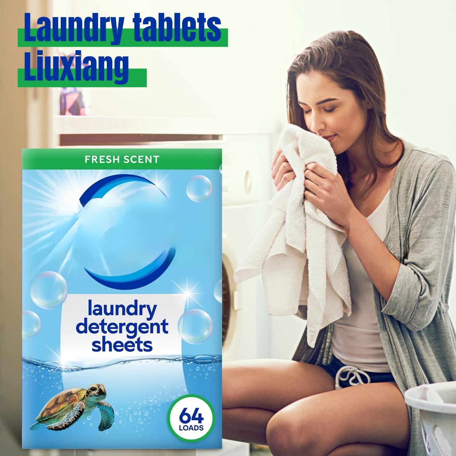 

Таблетки для стирки с ароматом свежести, Таблетки для стирки с ароматом свежести, 32 таблетки, 64 стирки One Size