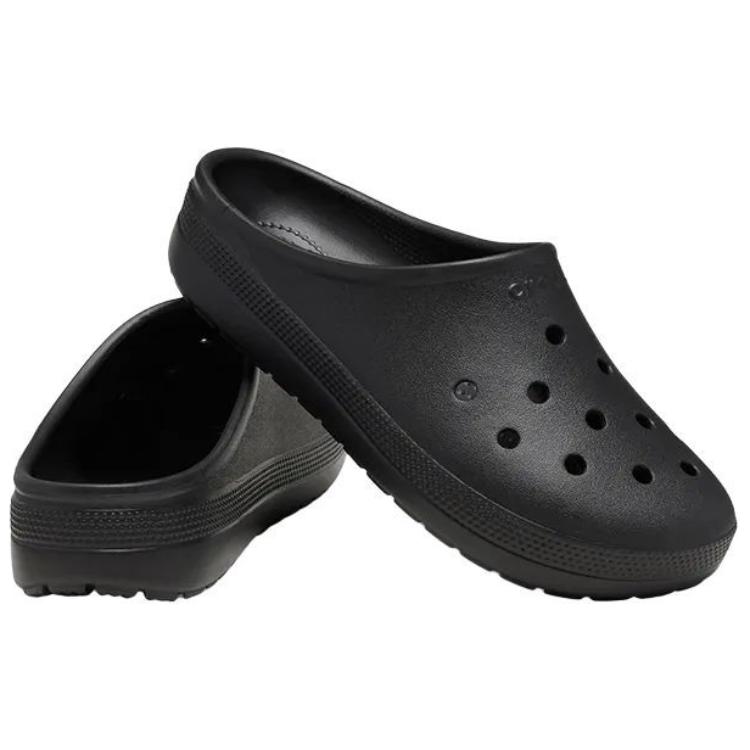 Crocs Women Black Fashion Trendy Simple Clogs 211139-001