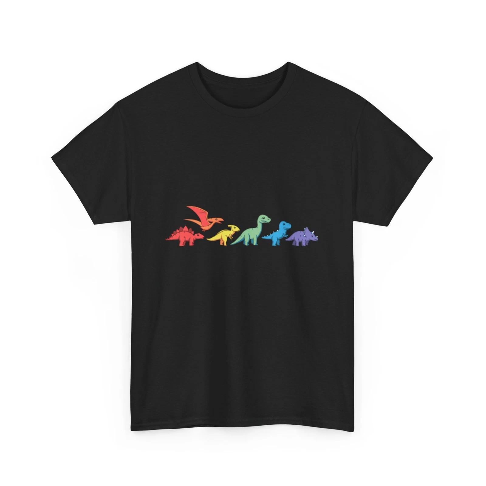 

Dino color Shirt | Rainbow Dinos T Shirt 3XL