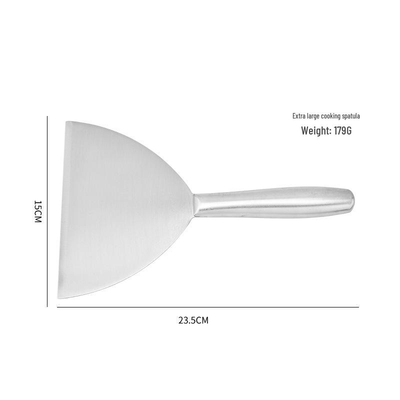 Spot Kitchen Stainless Steel Japanese Teppanyaki Spatula with Hollow Handle