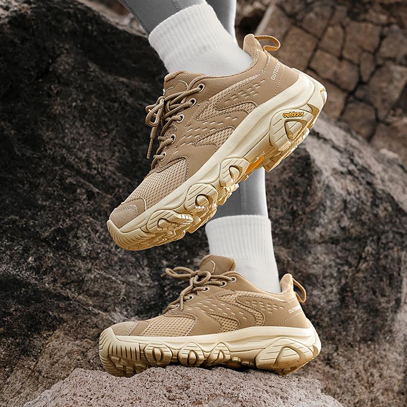 Four Season Shoes Anti Slip Comfortable Shoes for Men Casual Sports Shoes for Couples Outdoor Lace Up Running Shoes Hiking Shoes