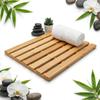 BAMBOO BATH MAT 53x35.5 CM ANTI-SLIP FOR BATHROOM AND SAUNA