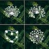 1PC Solar Fireworks Lamp Outdoor Grass Globe Dandelion Flash String Fairy lights 90/120/150/200LED For Garden Lawn Holiday Light