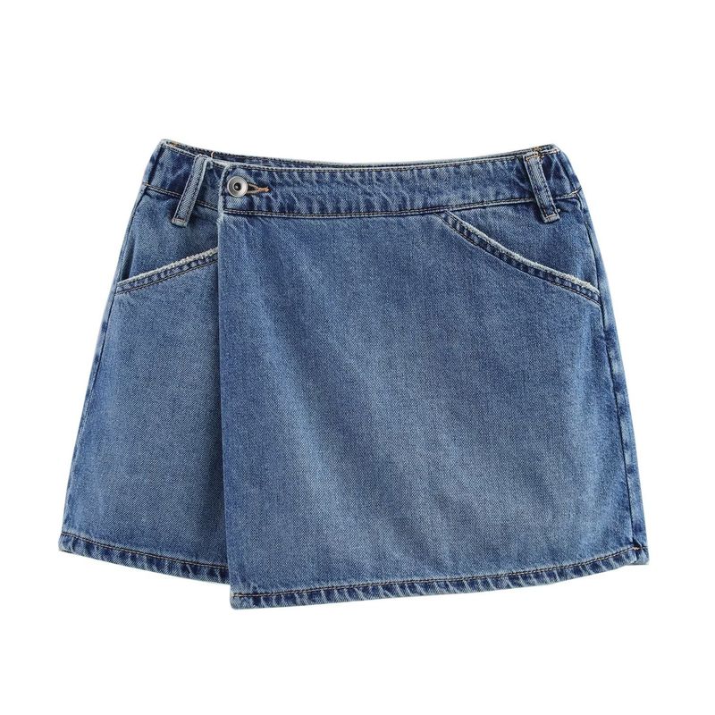 Jnleaog Autumn New Women Clothes Western Style French Style Design Denim Skirted Leggings 8197006