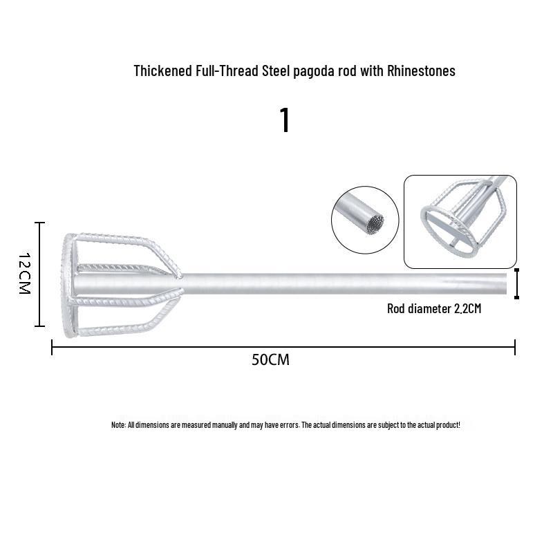 Thickened Double Mountain Plaster Putty Paint Mixer Rod