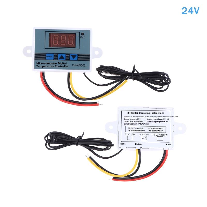

110V 220V 12V 24V Egg Incubator Microcomputer Digital Temperature Controller with Overheat Protection Precision